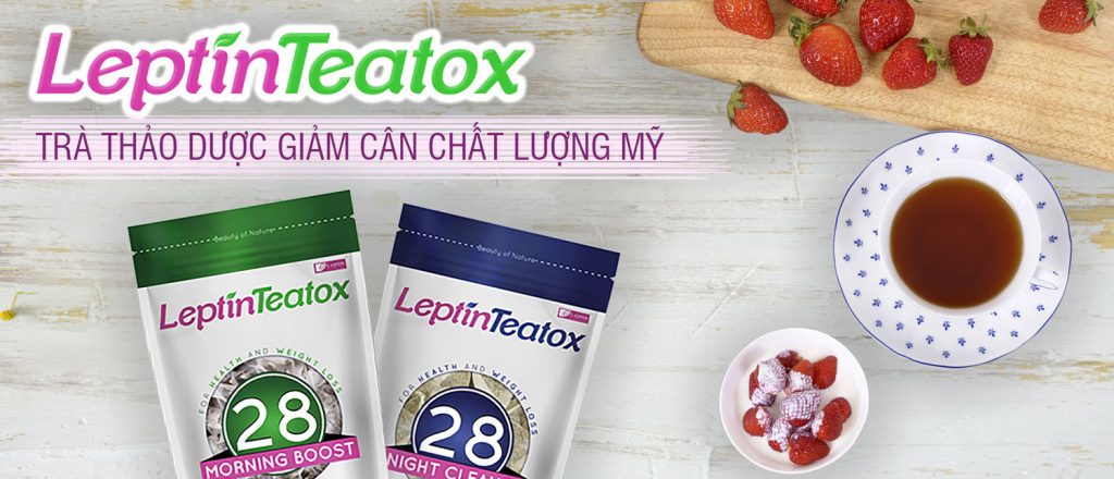 Leptin Teatox trà giảm cân chất lượng USA