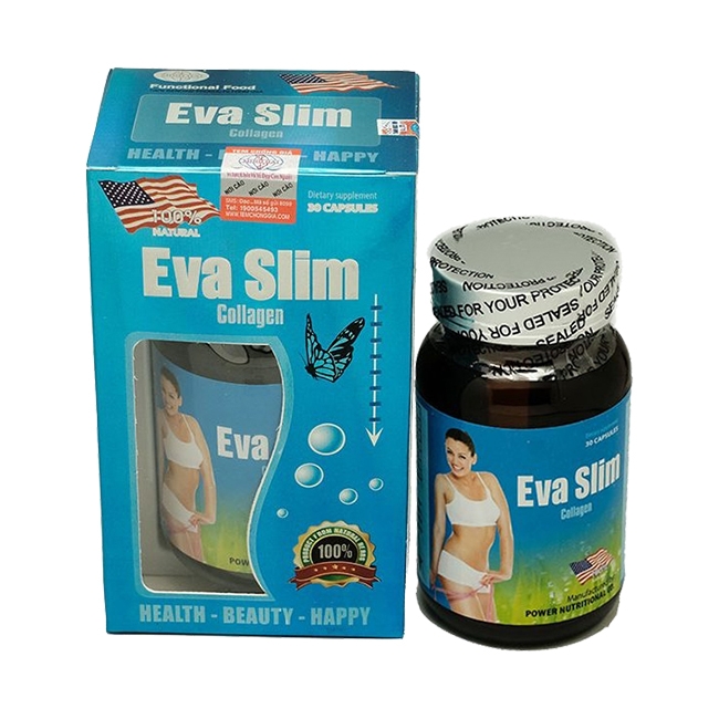 Eva Slim Collagen USA chiết xuất từ thành phần thiên nhiên