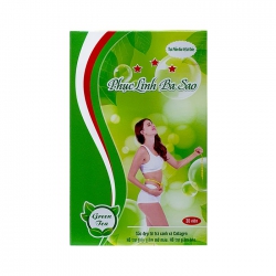 Tpbvsk giảm cân Phục Linh Ba Sao Green Tea, Hộp 30 viên Tpbvsk giảm cân Phục Linh Ba Sao Green Tea, Hộp 30 viên
