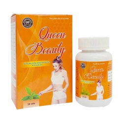 Tpbvsk giảm cân Queen Beauty, Hộp 30 viên Tpbvsk giảm cân Queen Beauty, Hộp 30 viên