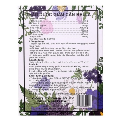 Trà giảm cân Bella thảo dược giảm cân tan mỡ