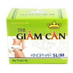 Trà giảm cân Kingphar Slim thảo dược tự nhiên đốt cháy mỡ thừa