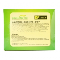 Trà giảm cân Leptin Green Coffee 1000 của Mỹ