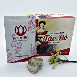 Trà giảm cân Táo Đỏ An Nhiên đốt cháy mỡ thừa