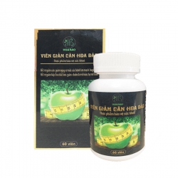 Viên giảm cân Hoa Bảo đốt mỡ an toàn, Hộp 60 viên Viên giảm cân Hoa Bảo đốt mỡ an toàn, Hộp 60 viên