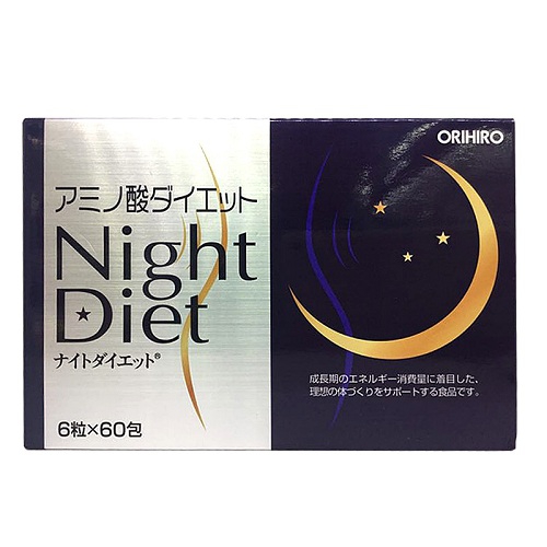 Viên uống giảm cân Night Diet Orihiro Nhật Bản (Hộp 60 gói)