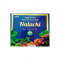 Viên uống giảm cân Halachi, Mộc Hoa Tràm, Hộp 10 gói x 4 viên
