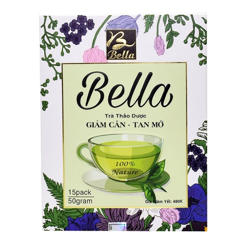 Trà giảm cân Bella thảo dược giảm cân tan mỡ