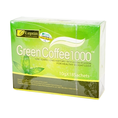 Trà giảm cân Leptin Green Coffee 1000 của Mỹ